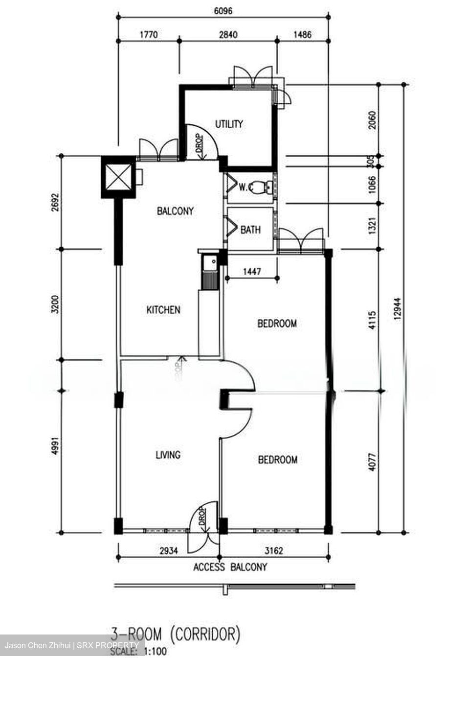 Blk 34 Bendemeer Ville (Kallang/Whampoa), HDB 3 Rooms #566150671
